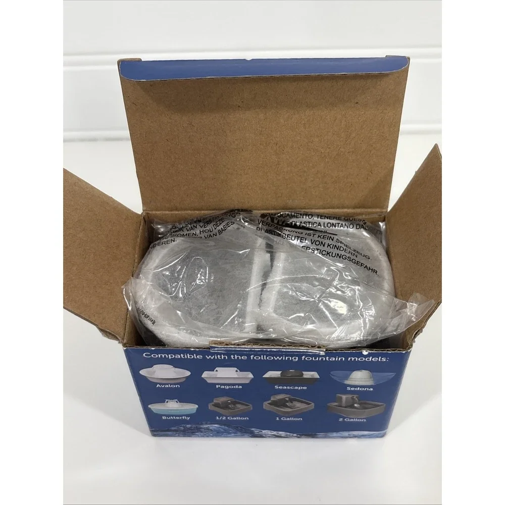 NEW 4 Pack PetSafe Drinkwell Replacement Carbon Filters #6 PAC00-13906 For Water